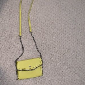 Electric yellow purse